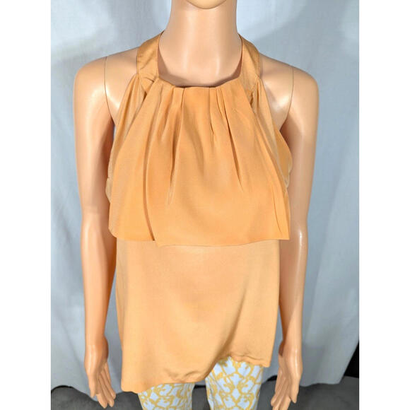 Silk Blouse Size 10 Sleeveless Raoul Old Money Chic Comfortable Matching Pants - Picture 2 of 8